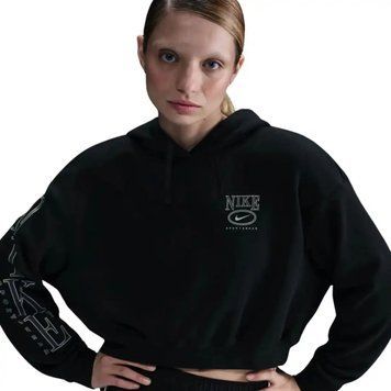 Жіночий худі Nike W NSW CLUB FLC OS GX CRP HDY | HJ0925-010 HJ0925-010 фото