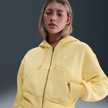 Жіноче худі Nike W Phnx Flc Crop Yellow | HV2426-722 HV2426-722 фото
