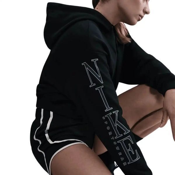 Жіноче худі Nike W NSW CLUB FLC OS GX CRP HDY | HJ0925-010 HJ0925-010 фото