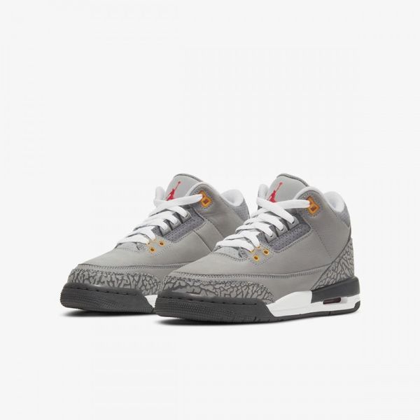 Підліткові кросівки Air Jordan 3 Retro GS 2021 'Cool Grey'| 398614-012 398614-012 фото