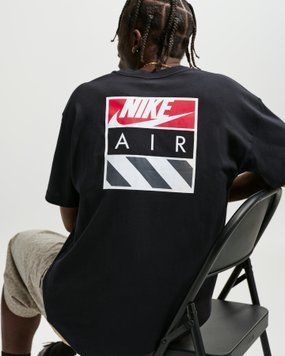 Жіноча футболка Nike Футболка Nike U NSW TEE LSE AIR BOX | IR8021-010 IR8021-010 фото