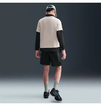 Дитячі шорти Nike Sportswear Tech Fleece Big Kids Shorts Black | HV1196-010 HV1196-010 фото