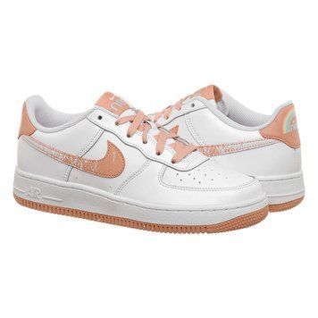 Дитячі кросівки Nike (GS) Air Force 1 LV8 'White Light Madder Root Speckled'| DM0985-100 DM0985-100 фото