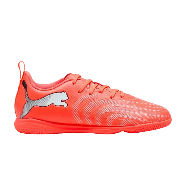 Підліткові футзалки Puma Future Play 9 IT JR 'Glowing Red White Black Silver'| 108927-01 фото