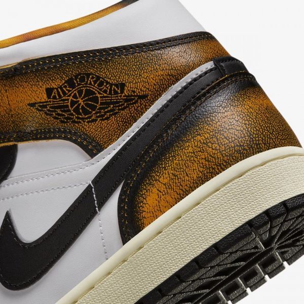 Кросівки Air Jordan 1 Mid SE 'Wear-Away - Taxi'| DQ8417-071 DQ8417-071 фото
