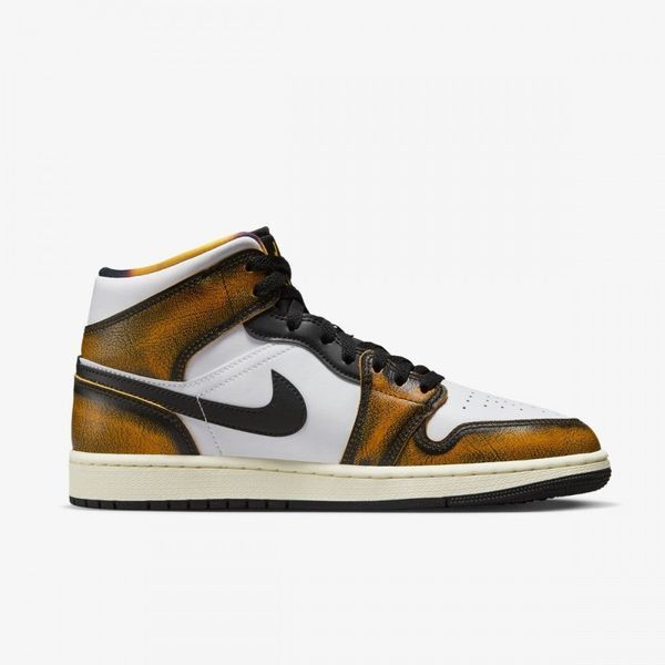 Кросівки Air Jordan 1 Mid SE 'Wear-Away - Taxi'| DQ8417-071 DQ8417-071 фото