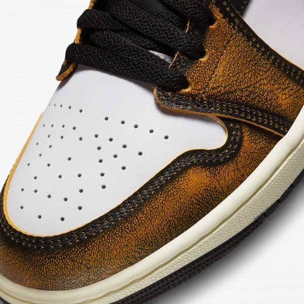 Кросівки Air Jordan 1 Mid SE 'Wear-Away - Taxi'| DQ8417-071 DQ8417-071 фото
