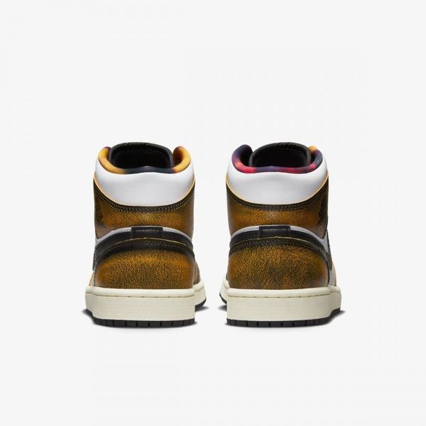 Кросівки Air Jordan 1 Mid SE 'Wear-Away - Taxi'| DQ8417-071 DQ8417-071 фото