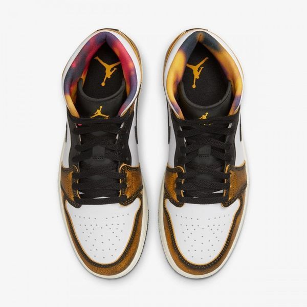 Кросівки Air Jordan 1 Mid SE 'Wear-Away - Taxi'| DQ8417-071 DQ8417-071 фото