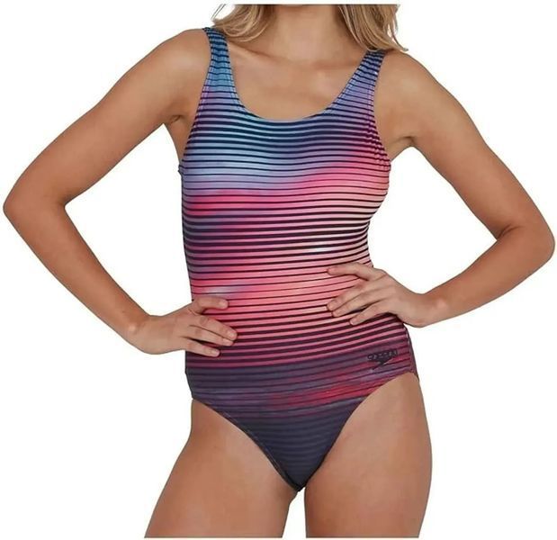 Купальник Speedo закритий Digi Plmt U-Bk 1Pc Af Navy/Blue | 8-07336D776 8-07336D776 фото
