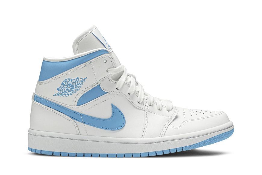 Жіночі кросівки Air Jordan 1 Mid 'UNC'| BQ6472-114 фото