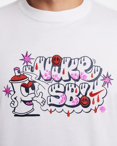 Футболка Nike Tee SB Grafitti White | FZ6712-100 FZ6712-100 фото