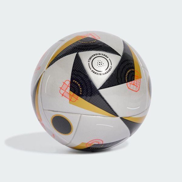 Футбольний м'яч adidas FUSSBALLLIEBE FINALE MINI 'Silver Metallic / Gold Metallic / Black / Solar Red'| IX4048 IX4048 фото