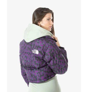Жіноча куртка The North Face Print Nuptse Short Violet | NF0A5IXT-29J NF0A5IXT-29J фото