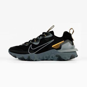 Чоловічі кросівки Nike React Vision 'Black Laser Orange Cool Grey'| HQ3819-001 HQ3819-001 фото