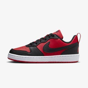 Підліткові кросівки Nike Court Borough Low Recraft GS 'Black University Red'| DV5456-600 DV5456-600 фото