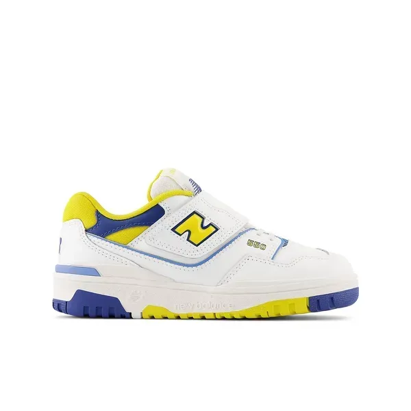 Дитячі кросівки New Balance 550 'White Blue Yellow'| PHB550CG фото