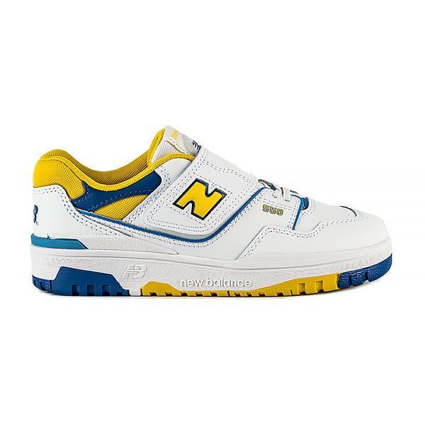 Дитячі кросівки New Balance (PS) 550 'White Blue Yellow'| PHB550CG PHB550CG фото