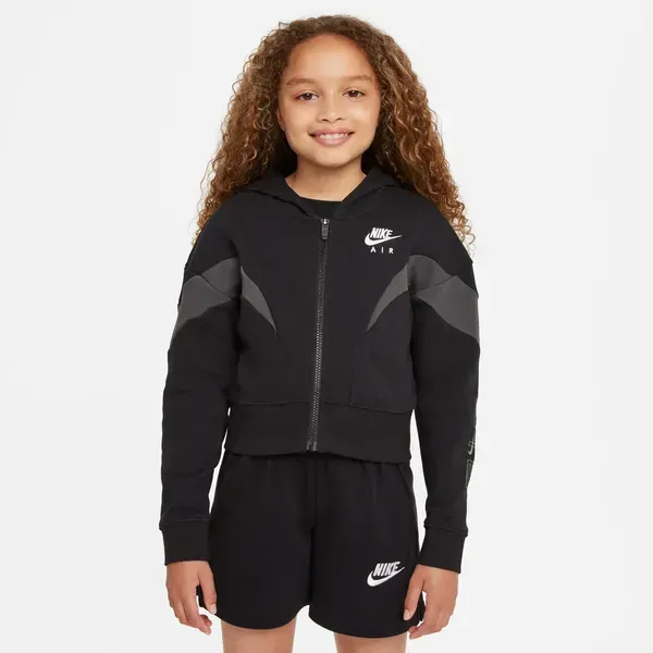 Підліткова кофта Nike Air French Terry Hoodie | DR8508-010 фото
