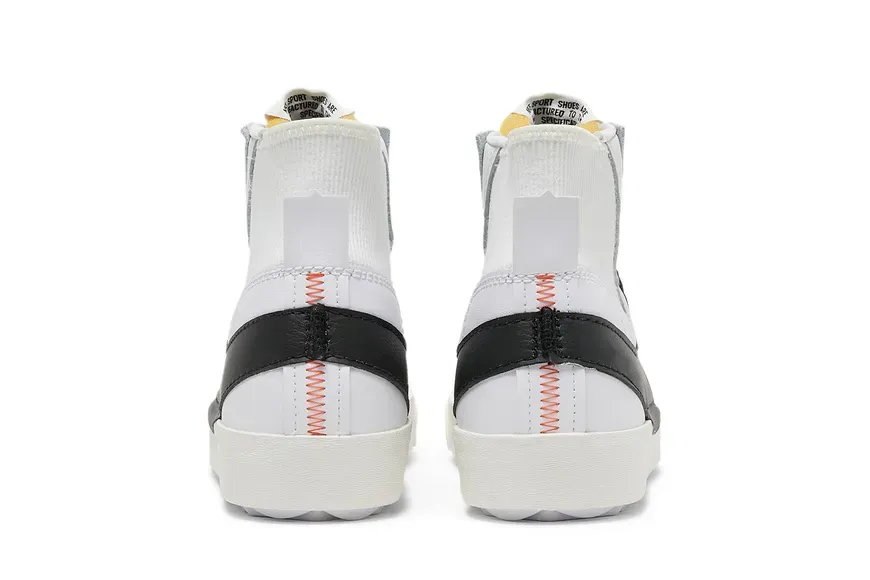 Чоловічі кеди Nike Blazer Mid '77 Jumbo 'White Black'| DD3111-100 фото