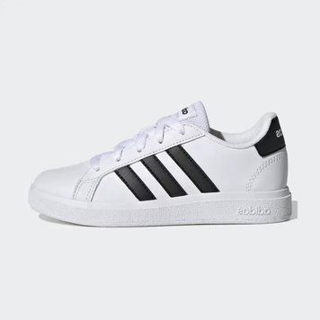 Дитячі кросівки adidas Grand Court 2.0 Big Kid 'White Black'| GW6511 GW6511 фото