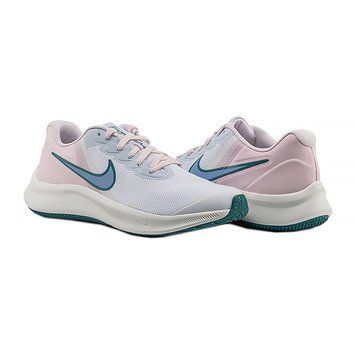 Підліткові кросівки Nike Star Runner 3 GS 'White Pink Mineral Teal'| DA2776-102 DA2776-102 фото