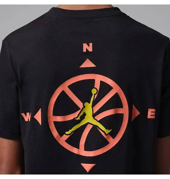 Дитяча футболка Nike Compass Black | 95F542-023 фото