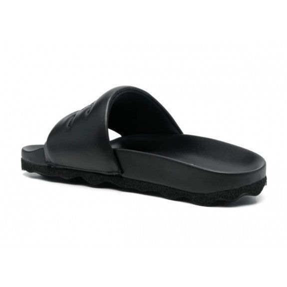 Капці unisex Off-White BOOKISH LEATHER SPONGE SLIDER | OWIT001S23LEA0011010 OWIT001S23LEA0011010 фото