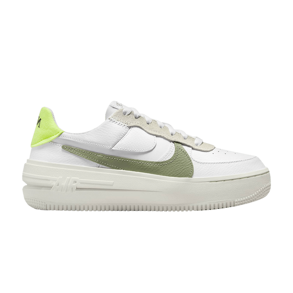 Жіночі кросівки Nike Air Force 1 PLT.AF.ORM 'White Oil Green'| FJ4739-100 FJ4739-100 фото