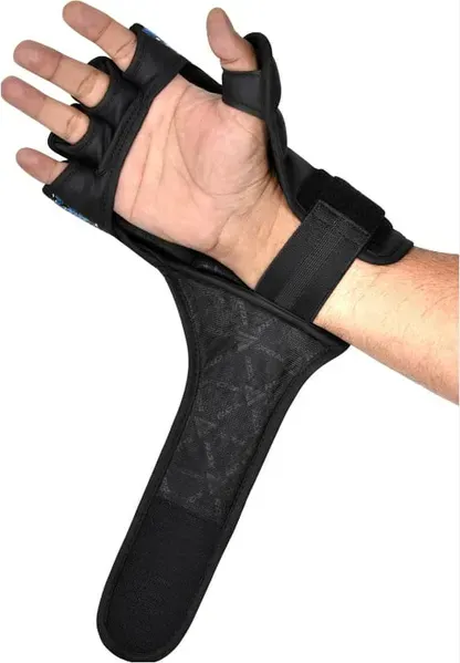 Рукавиці RDX Grappling Gloves New Aura F17 | GGR-F17BU фото