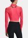 Жіночий лонгслів Under Armour HeatGear Crop Mock Neck Top | 1365760-819 1365760-819 фото 2