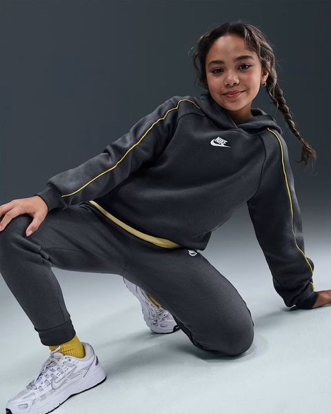 Худі Nike Sportswear Club Fleece Grey | HQ9318-060 HQ9318-060 фото