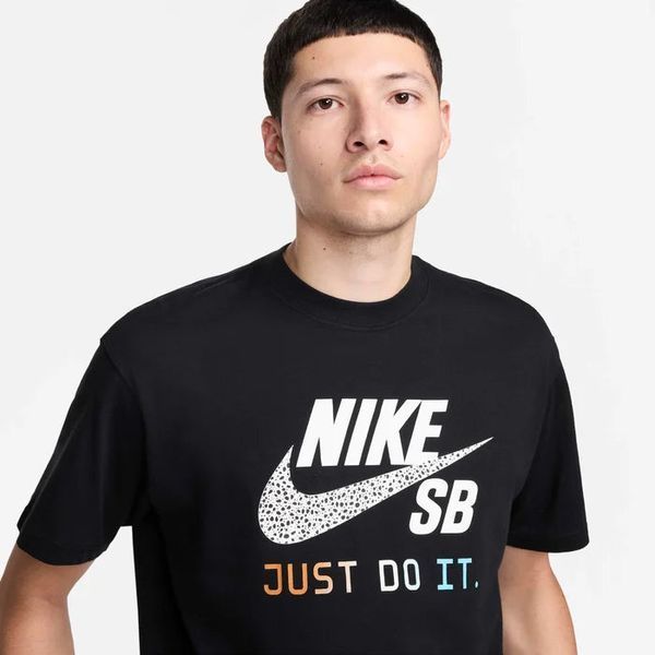 Чоловіча футболка Nike Tee SB Big Logo Leopard | HJ5564-010 HJ5564-010 фото