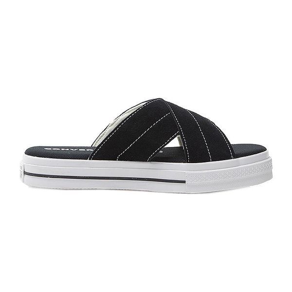 Жіночі капці Converse One Star Sandal Slip 'Black White'| 564143C 564143C фото