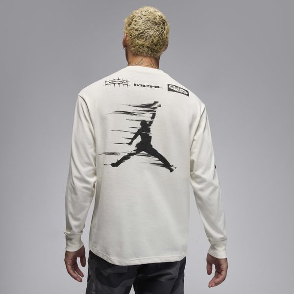 Лонгслів unisex Nike Air Jordan T-Shirt Mvp Beige | FZ1971-133 FZ1971-133 фото