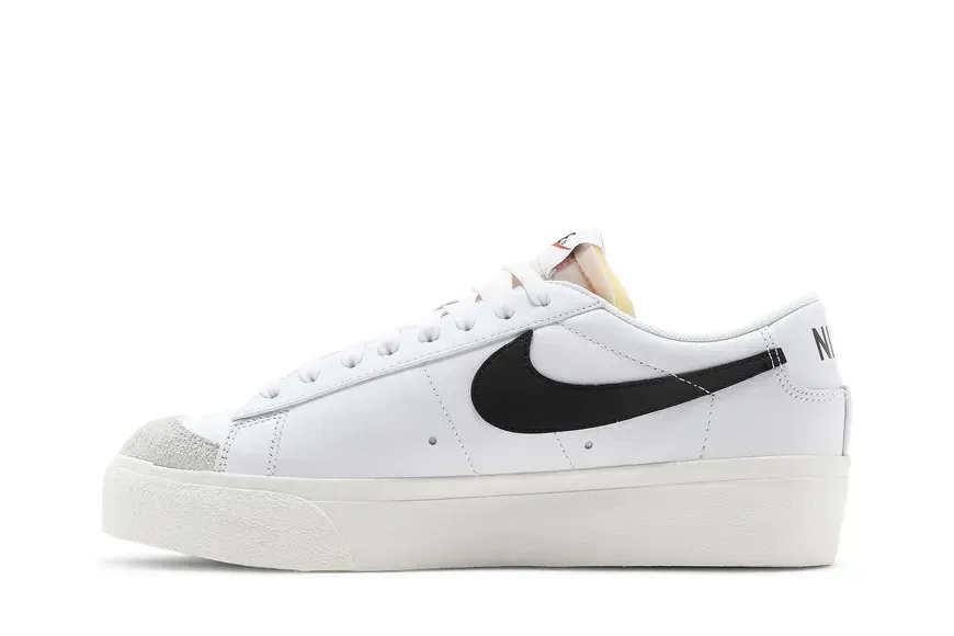 Жіночі кросівки Nike Blazer Low Platform 'White Black'| DJ0292-101 фото