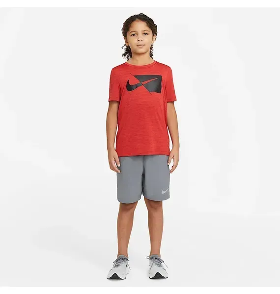 Дитяча футболка Nike Dri-FIT Hybrid Short-Sleeve Top | DA0282-657 фото