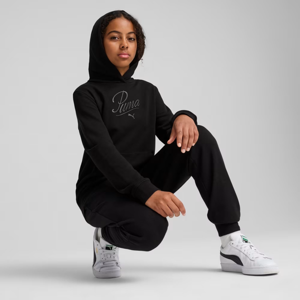 Підлітковий худі Puma ESS SCRIPT Hoodie 128 | 68580601 68580601 фото