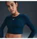Жіночий лонгслів Nike Pro Blue | HJ4281-478 HJ4281-478 фото 1