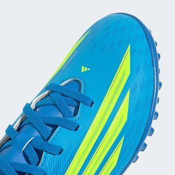 Бутси adidas F50 CLUB TURF SOCCER SHOES KIDS 'Lucid Ray Blue / Team Solar Yellow 2 / Lucid Aquamarine'| JS1491 JS1491 фото