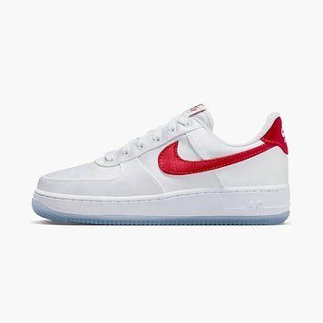 Жіночі кросівки Nike Air Force 1 Low 'Satin - White Gym Red'| DX6541-100 DX6541-100 фото