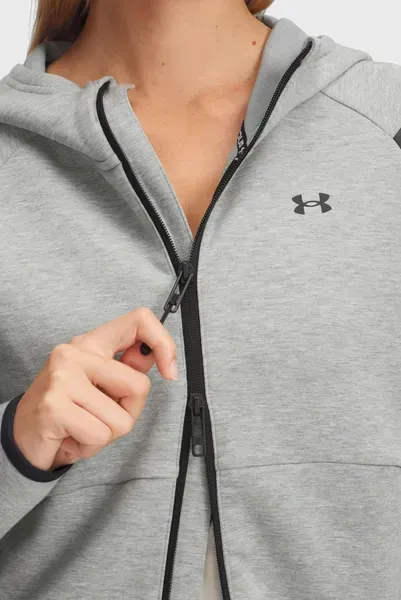 Жіночий худі Under Armour Unstoppable Fleece Full Zip | 1379842-348 фото