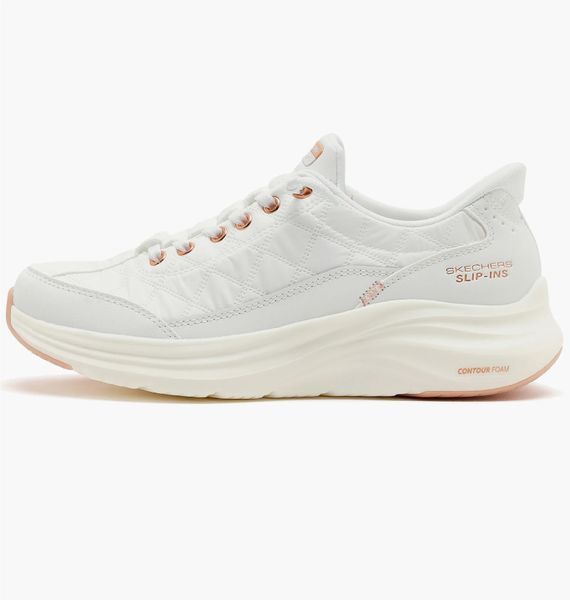 Жіночі кросівки Skechers Slip-Ins: Contour Foam White | 150413-WTRG 150413-WTRG фото