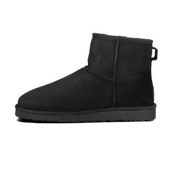 Чоловічі уггі UGG Classic Mini Fleece Lined Snow 'Black'| 1002072 1002072 фото