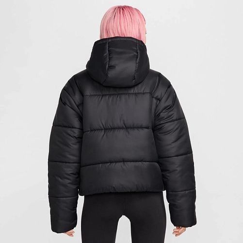 Жіноча футболка Nike (WMNS) Therma-FIT Loose Hooded Classic Puffer 'Black'| FZ5899-010 FZ5899-010 фото