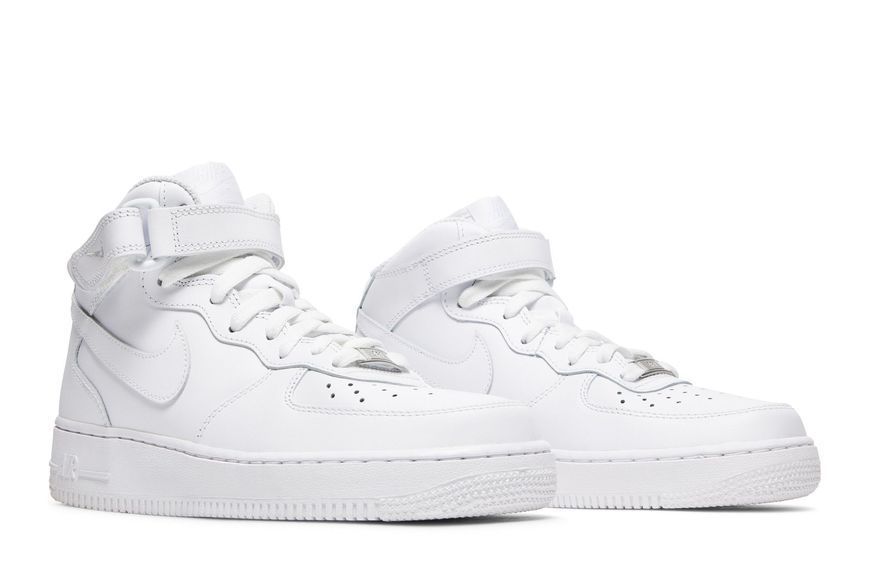 Жіночі кросівки Nike Air Force 1 '07 Mid 'Triple White'| DD9625-100 DD9625-100 фото