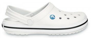 Капці unisex Crocs CROCBAND M10/W12(43-44) | 11016-100-WHITE 11016-100-WHITE фото