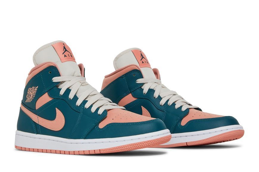 Жіночі кросівки Air Jordan 1 Mid 'Dark Teal Green'| BQ6472-308 BQ6472-308 фото