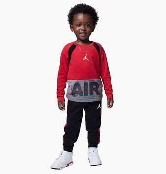Одяг Jordan Air Baseline Raglan Crew Set Toddler | 75C053-KR5 75C053-KR5 фото