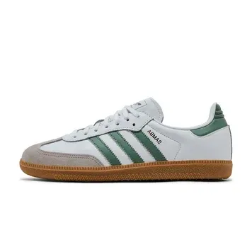 Підліткові кросівки adidas Samba OG J 'White Silver Green'| JP5479 фото